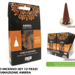 Cono Incenso Set 12 Pz. Amber-8021723043244