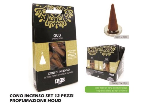 Cono Incenso Set 12 Pz. Houd-8021723043282