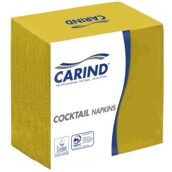 Sicignano | Tovaglioli Tovagliolini Fazzoletti di Carta 2 Veli 24x24cm Cocktail 100 Pezzi in Cellulosa Goffrati Piega 1/4 Giallo - Aperitivo Feste Party Bar Hotel Pub