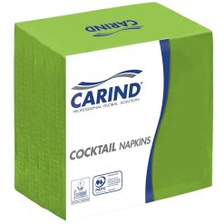 Sicignano | Confezione 100×20 Pezzi Tovaglioli Tovagliolini Fazzoletti di Carta 2 Veli 24x24cm Cocktail in Cellulosa Goffrati Piega 1/4 Kiwi – Aperitivo Feste Party Bar Hotel Pub