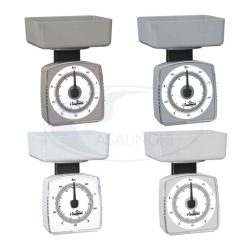 Bilancia Cucina Plast. Kg.5 Div.Gr.50 Bianco-8056304640512