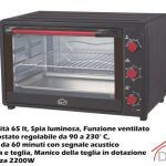 Forno Multi Ventilato Lt.65 2000W-8052780961882