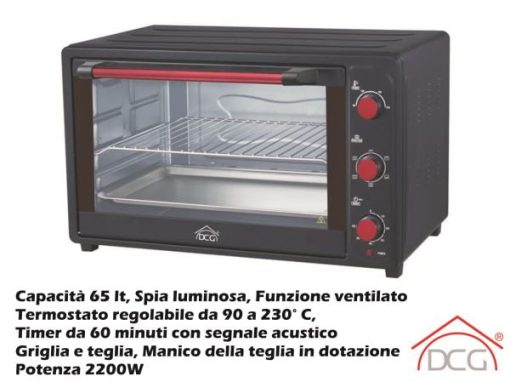 Forno Multi Ventilato Lt.65 2000W-8052780961882