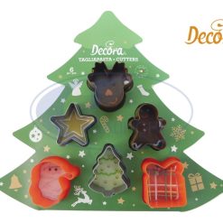 Tagliapasta Natalizi Set 6 Pz. Cm.3-4X2