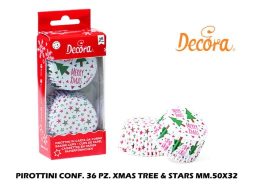 Pirottini Conf. 36 Pz. Xmas Tree & Stars Mm.50X32-8024622070809