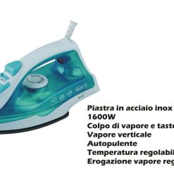 Ferro Da Stiro Piastra Acciaio Steam-Boy 1600W-8058045250951