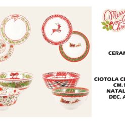 Ciotola Porcellana Cm.16 Natalizia-8057960562354