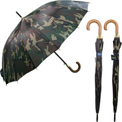OMBRELLO BRELLO FANTASIE ASSORTITE ASTA IN METALLO CM92 DIAMETRO CM107