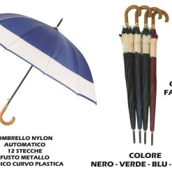 Ombrello Nylon Automatico 12K T. Unita Con Fascia-8013066005348