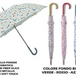 Ombrello Pongee Automatico Fondo Bianco-8013066083131