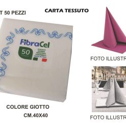 Tovaglioli Airlaid Cm.40X40 Set 50 Pz. Dec. G-8052469200233