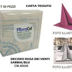 Tovaglioli Airlaid Cm.40X40 Set 50 Pz.-8052469201391