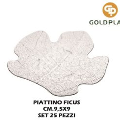 Piattino Ficus Ps Trasp. Conf. 25 Pz.-8024854178014