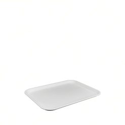 Vassoio Pizzeria Ideale per Pizzerie Tavole Calde,  Polipropilene Alimentare Bianco 34,5×27 cm 180 g Impilabile Made in Italy