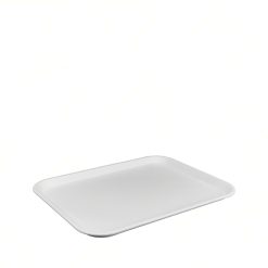 Sicignano | Vassoio Fast Food Ideale per Fast Food Paninerie Pizzerie, Polipropilene Alimentare Bianco 41,5x30,5 cm 370 g Impilabile Made in Italy, Capacità 1 Piatto 1 Bicchiere