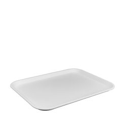 Vassoio Mensa Ideale per Mense Aziendali Scuole Ospedali Bianco 2 Piatti 1 Bicchiere