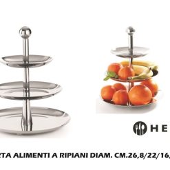 Porta Alimenti A Ripiani Diam. Cm.26