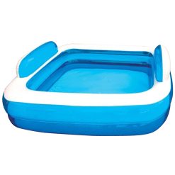 PISCINA RETTANGOLARE 2 TUBI 266X175X50h CON CUSCINO