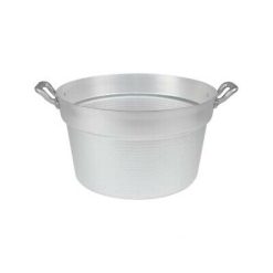 CALDAIA PROFESSIONALE ALLUMINIO CM.42 MANICI ALLUMINIO SPESSORE MM.3,2