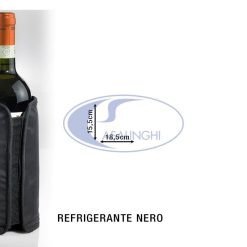Copribottiglie Refrigerante Nero Cm.18