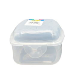 Contenitore Clik Clak Quadrato 11x11x6,5 cm – Chiusura Ermetica Sicura