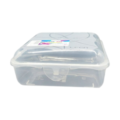 Contenitore Clik Clak Quadrato 16x16x6 cm – Chiusura Ermetica Sicura