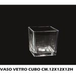 Vaso Vetro Cubo Cm.12X12-8034052208550