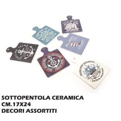 Decorazione In Ceramica Cm.17X24 Dis. Ass.-8034052522113