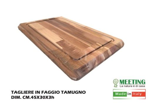 Tagliere Faggio Tamugno Cm.45X30X3H-8020900005075