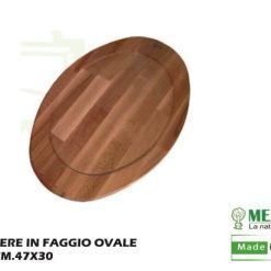 Tagliere Faggio Ovale Cm.47X30-8020900005297
