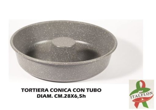 Tortiera Conica S.Pietra Cm.28 Con Cono-8056513626611