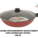 Tegame Gran Family Cm.34 2 Manici C/Cop. Vetro-8056513632599