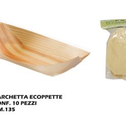 Ecoppette Barchetta Set 10 Pz. Mm.135-8056459855670