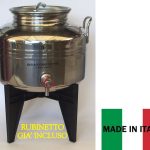 Fustino Olio Inox Lt 5 C/R Jolly Maffei-8033102820049