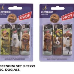 Accendini Set 3 Pz. Lighter Dog-3661075260040