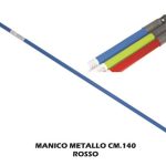 Manico Metallo Cm.140 Rosso-8431250465875