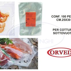 Busta Sottovuoto X Cottura Gr.80 Cm.25X30 Conf. 100 Pz.-8031078900758