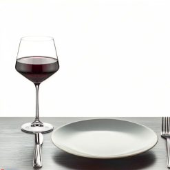 Calice Vino in Cristallo da 72cl Aria Burgundy Set 6pz - Splendente Elegante per Vino, Champagne, Ristorante - immagine 4