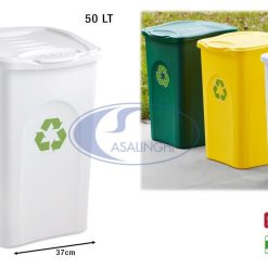 Bidone Begreen X Racc. Differenz. Lt.50 Bianco-8003507706019