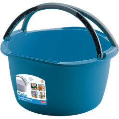 Superbacinella Tonda Sole 16L Ø40x25 cm con Manici Antiscivolo Colori Assortiti