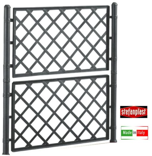 Kit Spalliera 4 Pz. Rett.Re Italia Antracite-8003507800151 Kit Spalliera 4 Pz. Rett.Re Italia Antracite-8003507800151