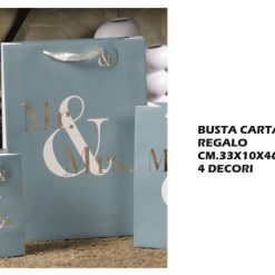 Busta Carta Regalo Cm.33X10X46H Col. Ass.-8021785614499