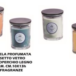 Candela Barattolo Vetro+ Cop. Cm.10X13H 4 Fra-8021785657939
