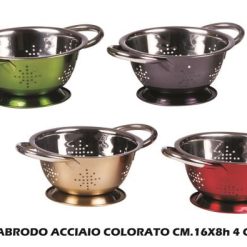 Colabrodo Acciaio Cm.16X8H 4 Colori-8021785658776