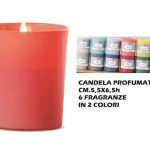 Candela Profumata+Vetro Cm.5