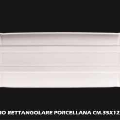 Vassoio Porcellana Rett.Re Cm.35X12