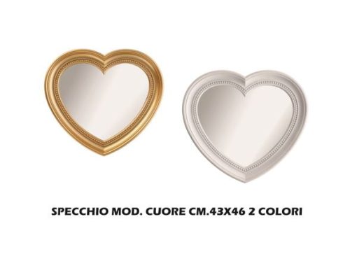 Specchio Mod. Cuore Cm.43X46 2 Col.-8021785688537