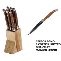 Ceppo 6 Coltelli Acciaio-8021785715417