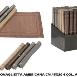 Tovaglietta Americana Cm.45X30 4 Col. Ass.-8021785733510