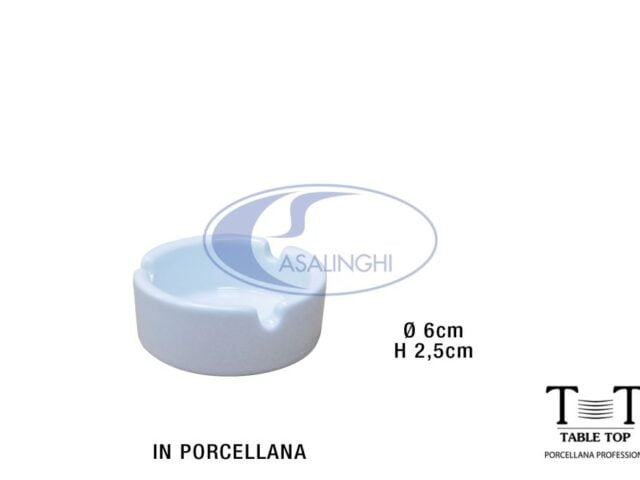 Posacenere Cm.6X2